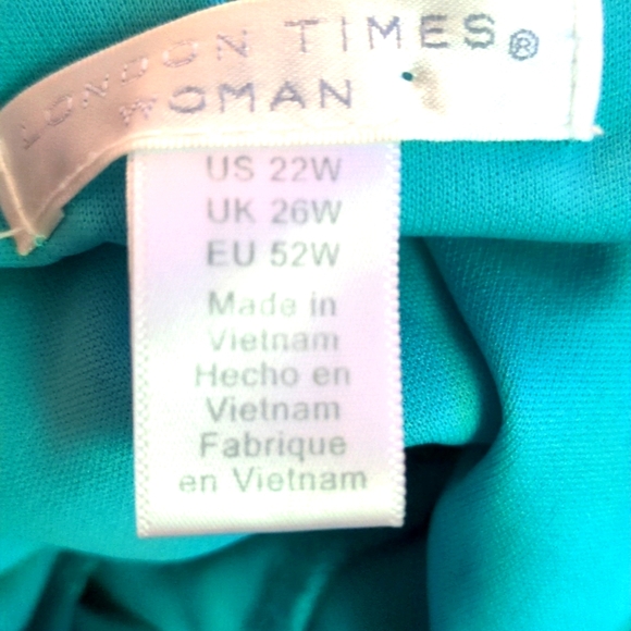 Light Teal Sleeveless Summer Dress - Picture 3 of 4